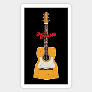 Dave Evans Acoustic Guitar Magnet